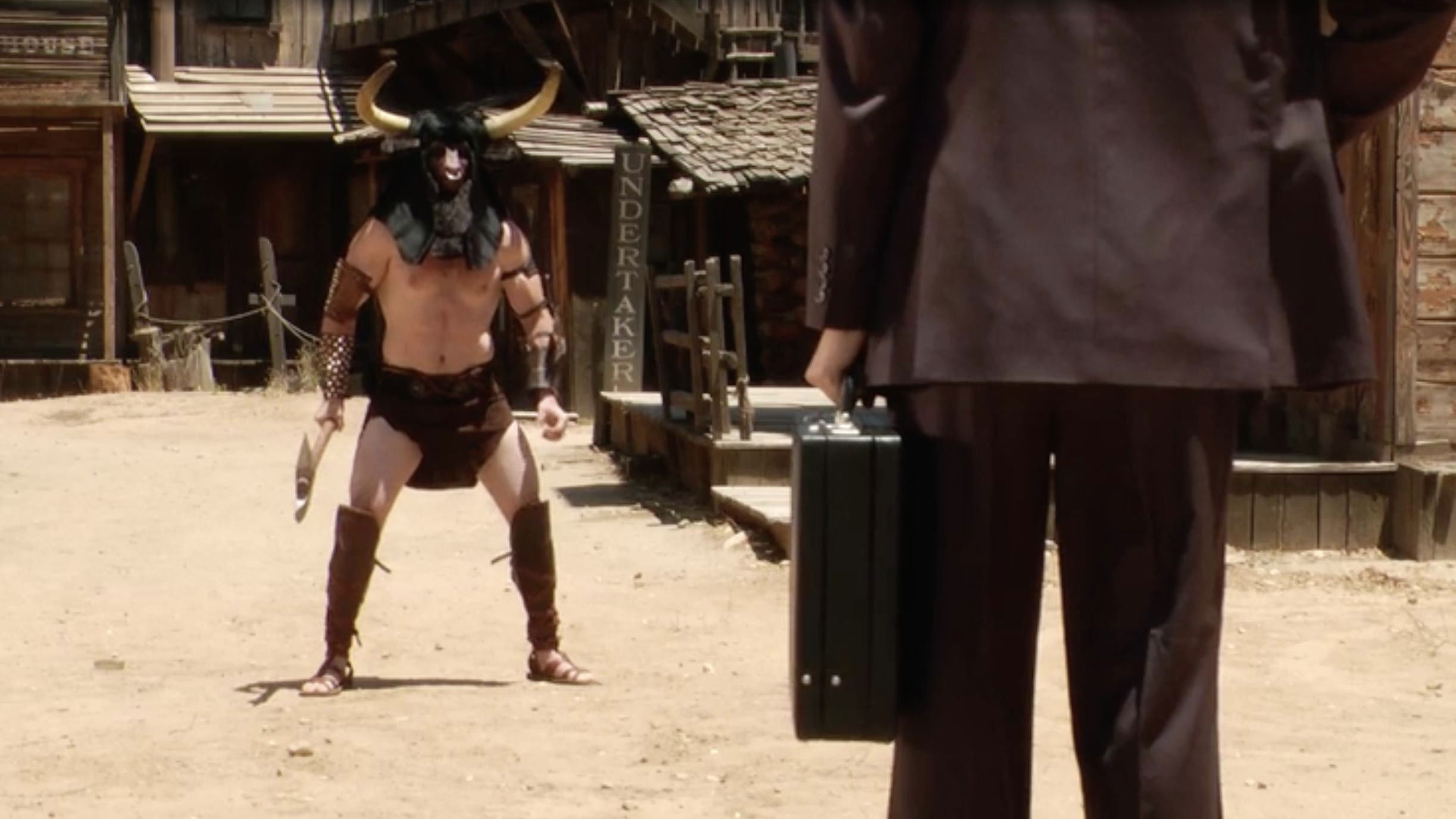 Minotaur Vs. Lawyer Duel