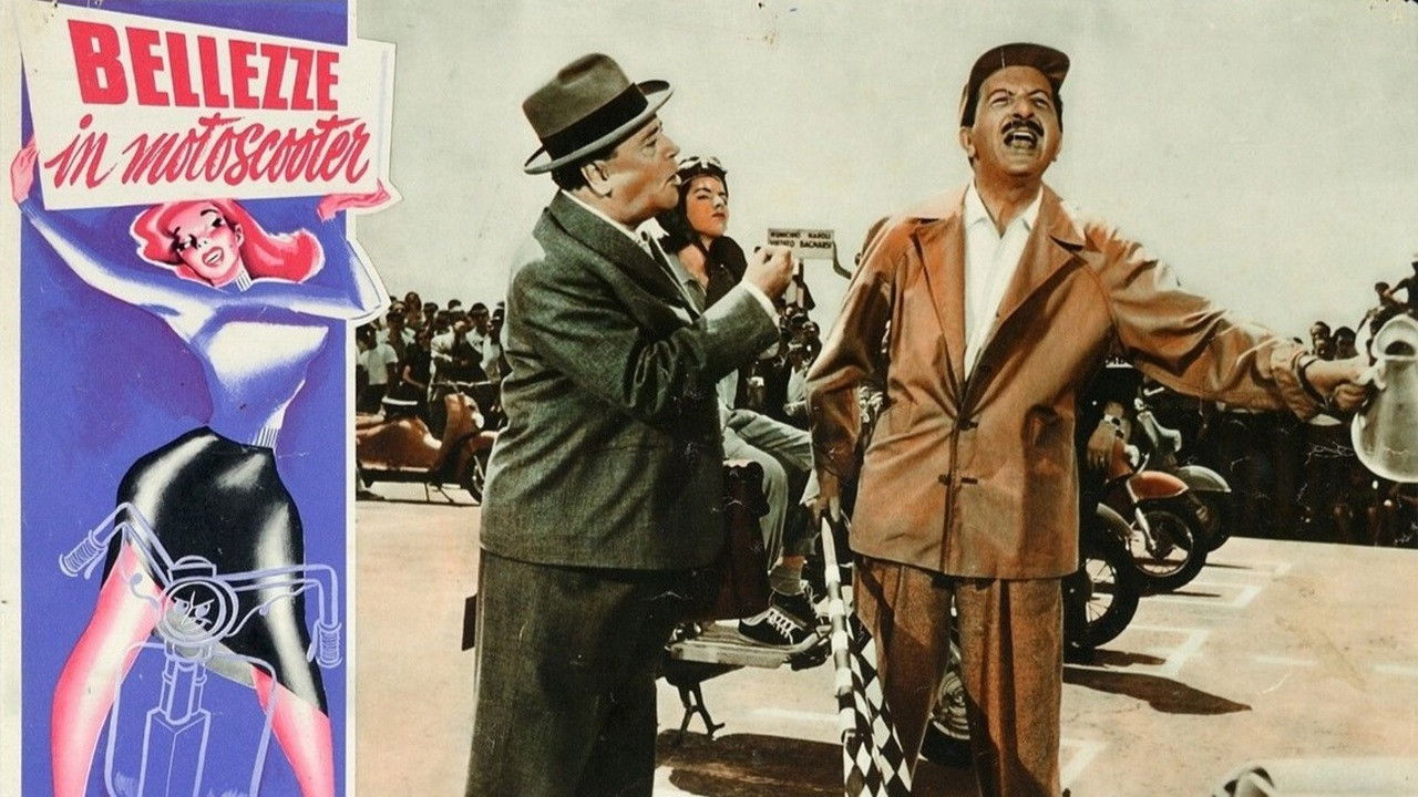 Beauties on Motor Scooters