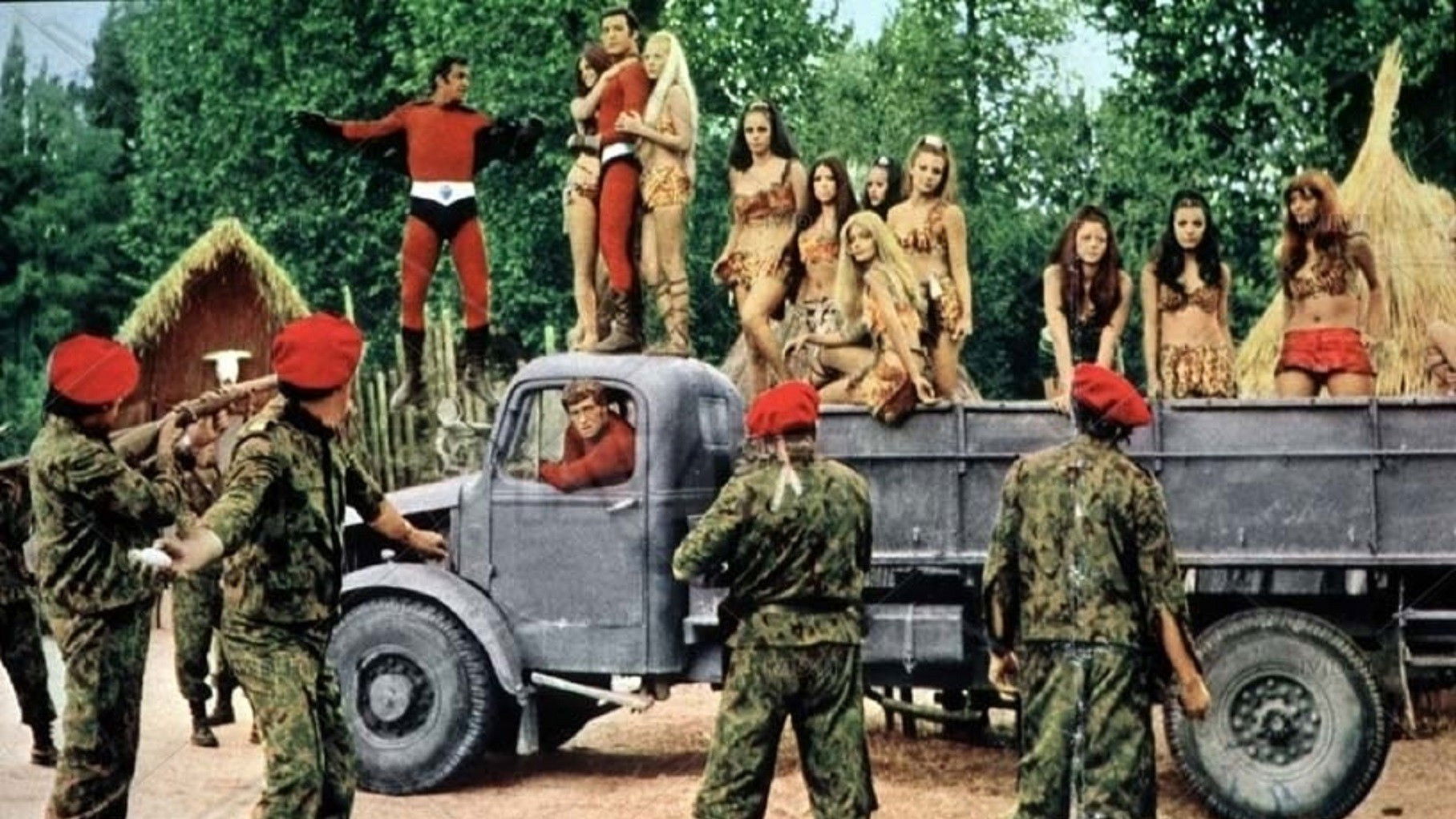 Three Supermen in the Jungle