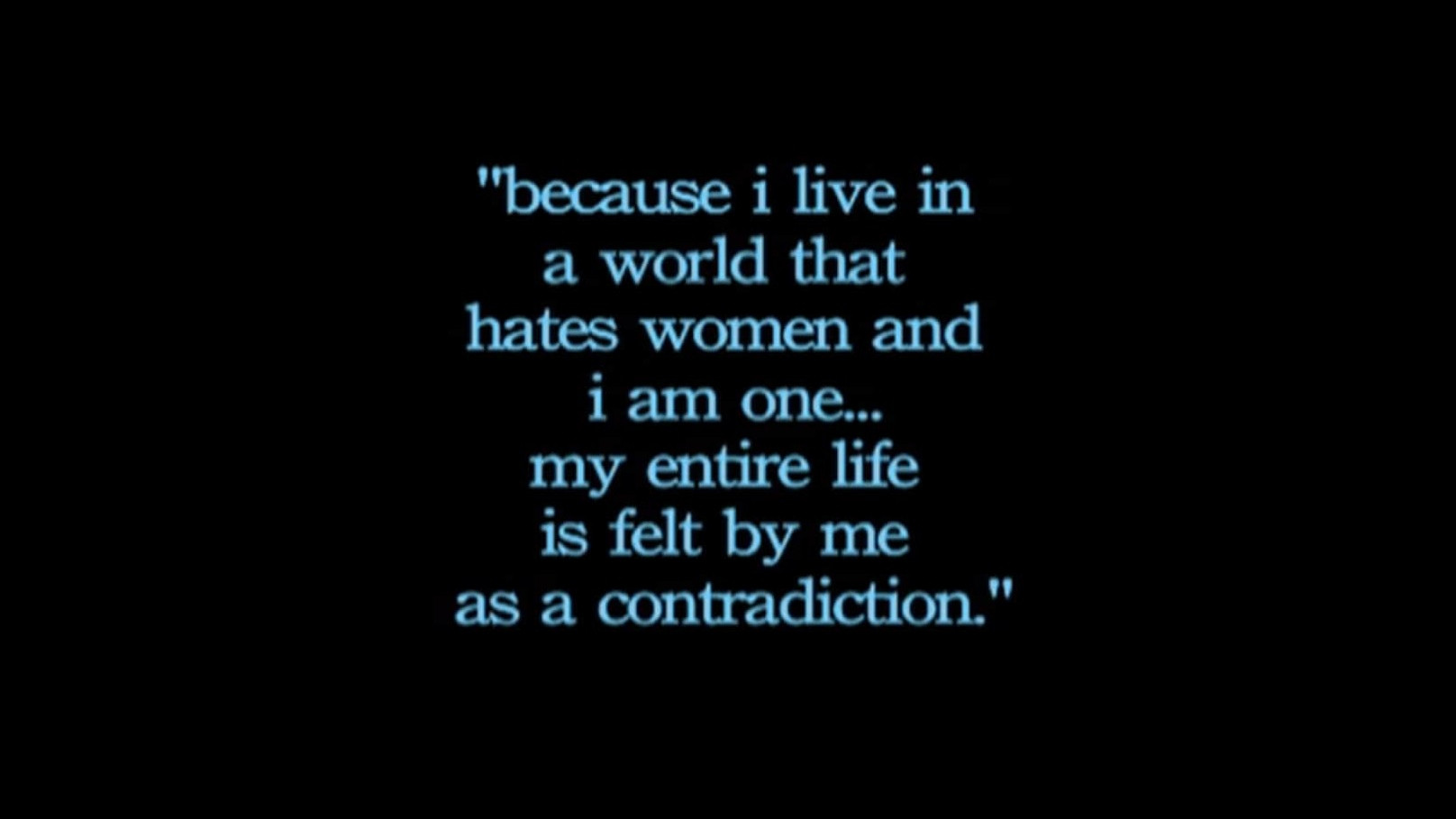 the post-feminist dissonance project