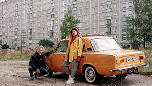 A Soviet Lada and pies