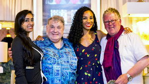 Michelle Ackerley and Russell Grant