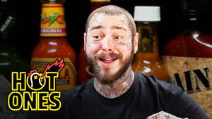 Post Malone Has His Brain Hacked by Spicy Wings
