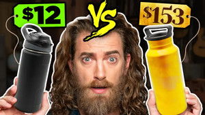 $12 vs. $153 Water Bottle Test