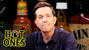 Ed Helms Needs a Mouth Medic While Eating Spicy Wings