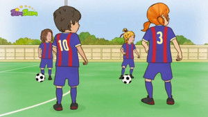 Conni plays football