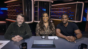 David Mitchell, Kadiff Kirwan, Anna Richardson and Ryan Sampson