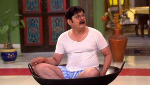 A Man Throws The Necklace Into a Well