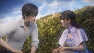 A Beautiful Lady Comes to Visit