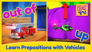 Find the Vehicles - Learning English Prepositions for Kids