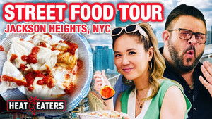 Spicy NYC Street Food Tour with Adam Richman!
