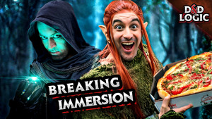 Distracted by pizza in D&D