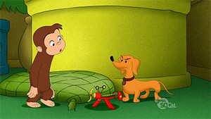 Curious George and the Balloon Hound