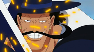 The Great Swordsman Mihawk! Luffy Comes Under the Attack of the Black Sword!
