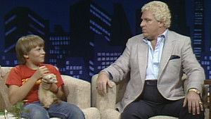 "Macho Man" meets his manager Miss Elizabeth