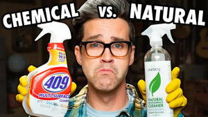 Name Brand vs. Natural Cleaning Product Test