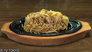 Pork and Onion-Garlic Stir-Fry of Hakuraku, Yokohama City, Kanagawa Prefecture