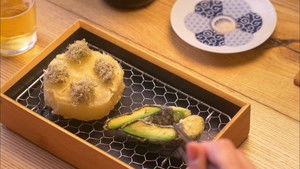 Enjoy a drink with some tempura