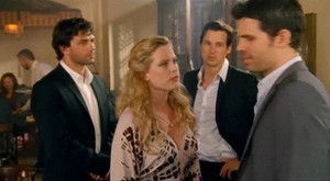 Romantic: Three men on a rabbit hunt