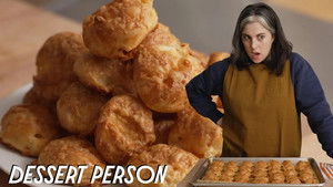Claire Saffitz Makes Cheese Puffs / Pâte à Choux Part 1
