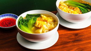 Chinese Dumplings and Soup
