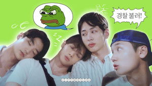 Sleeping in the lodging, JAEJUN 🛌 'JIHAN, the camera is on... 📸'