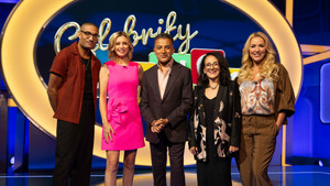 Rachel Riley, Richie Anderson, Lesley Joseph & Claire Sweeney