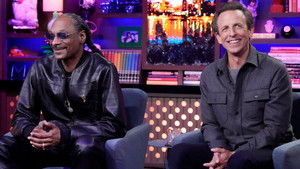 Snoop Dogg and Seth Meyers