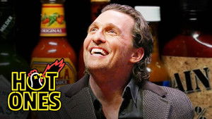 Matthew McConaughey Grunts It Out While Eating Spicy Wings