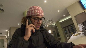 The emergency phone rings