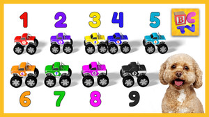 Counting Monster Trucks Part 1 - 1 to 10