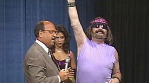"Macho Man" meets an impersonator