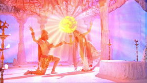 Shiva-Parvati go on a pilgrimage