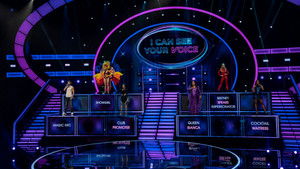 Vegas Night: Guest Host Nick Cannon, Chris Kirkpatrick, Porsha Williams, Penn Jilete, Adrienne Bailon-Houghton, Cheryl Hines