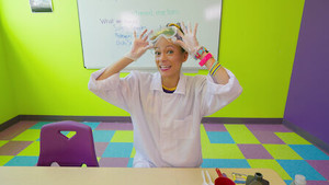 Meekah Does an Elephant Toothpaste Science Experiment