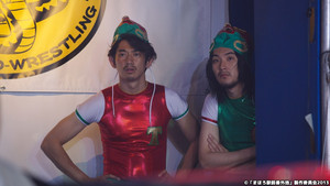 I take on the work on behalf of a pro-wrestler