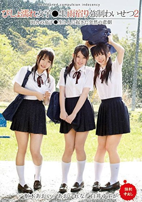 T28-537 Dripping Wet Girls Are Taking Shelter From The Rain And Receiving Sexual Harassment 2