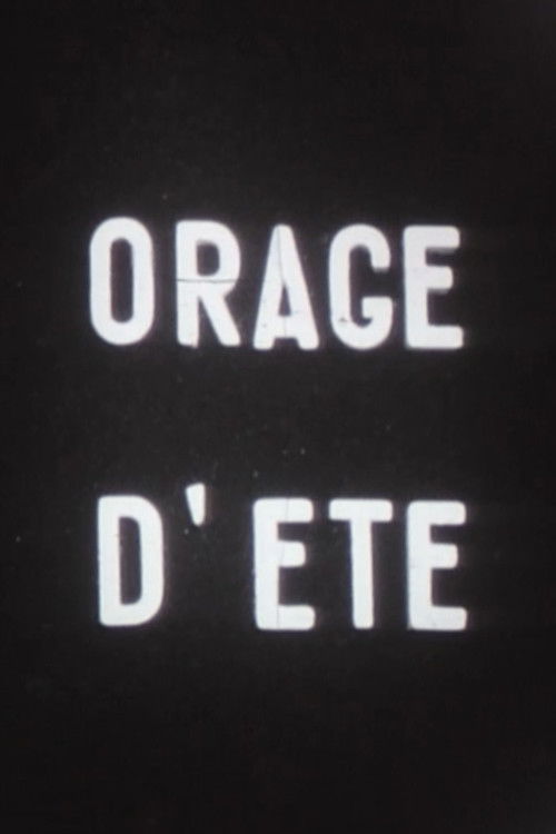 Orage d'été