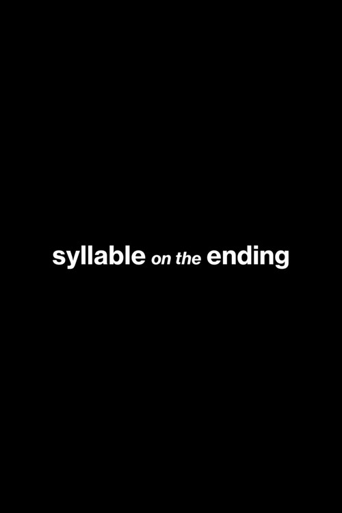 Syllable on the ending
