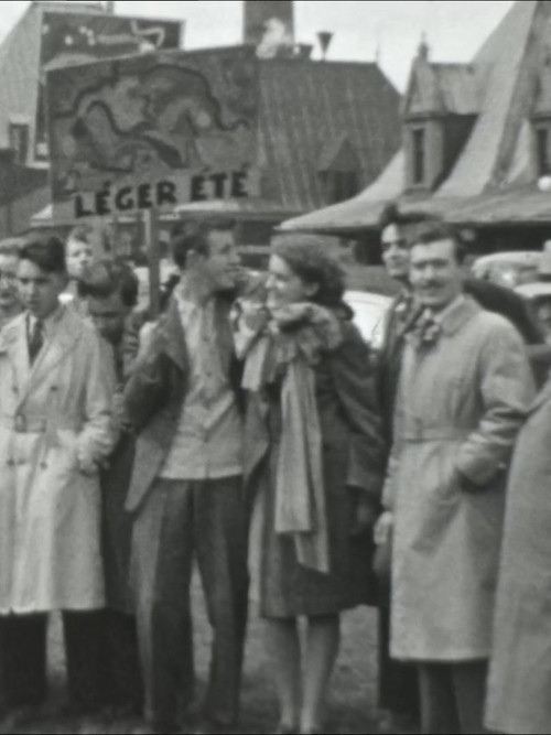 Arrivée de Fernand Léger devant  la gare du palais (Québec)