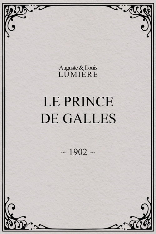Le prince de Galles