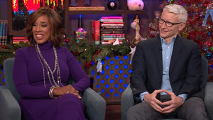 Gayle King and Anderson Cooper