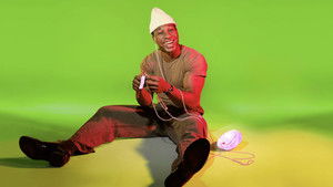 Jonathan Majors with Taylor Swift